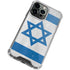 Israel Flag Distressed iPhone 13 Pro Clear Case